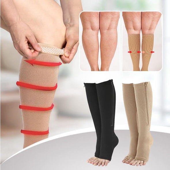 ZipSox™ - Compressiesokken met ritssluiting