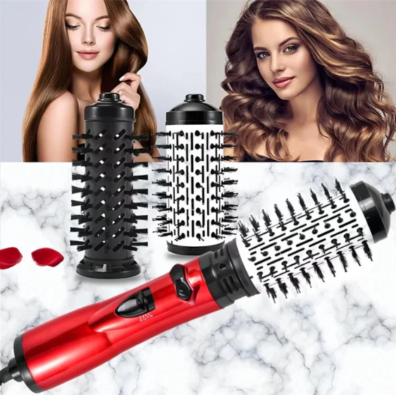 AirGlam™ - 3-in-1 roterende stijltang en styler (voor alle haartypes)