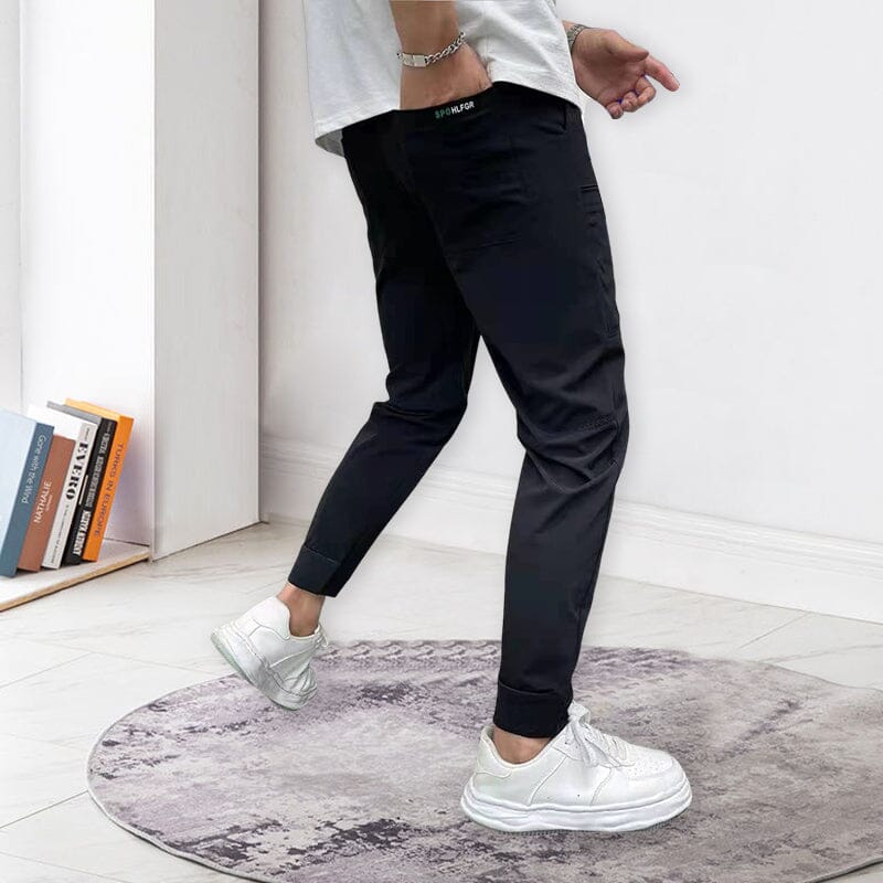 FlexiFit™ Hoge casual broek met stretch