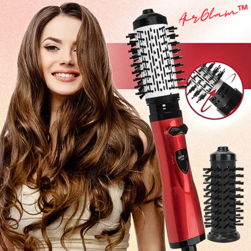 AirGlam™ - 3-in-1 roterende stijltang en styler (voor alle haartypes)