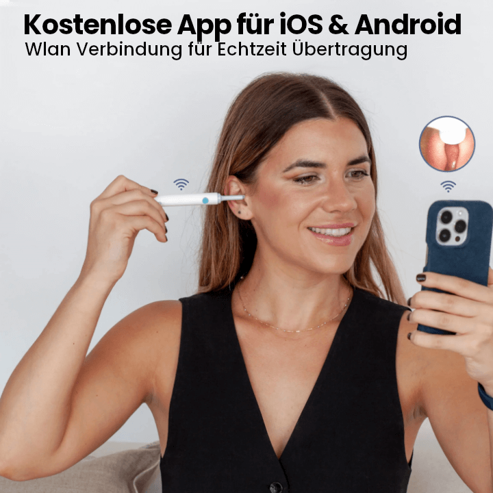 SchoneOren™ - Geavanceerde oorreiniger met high-definition camera