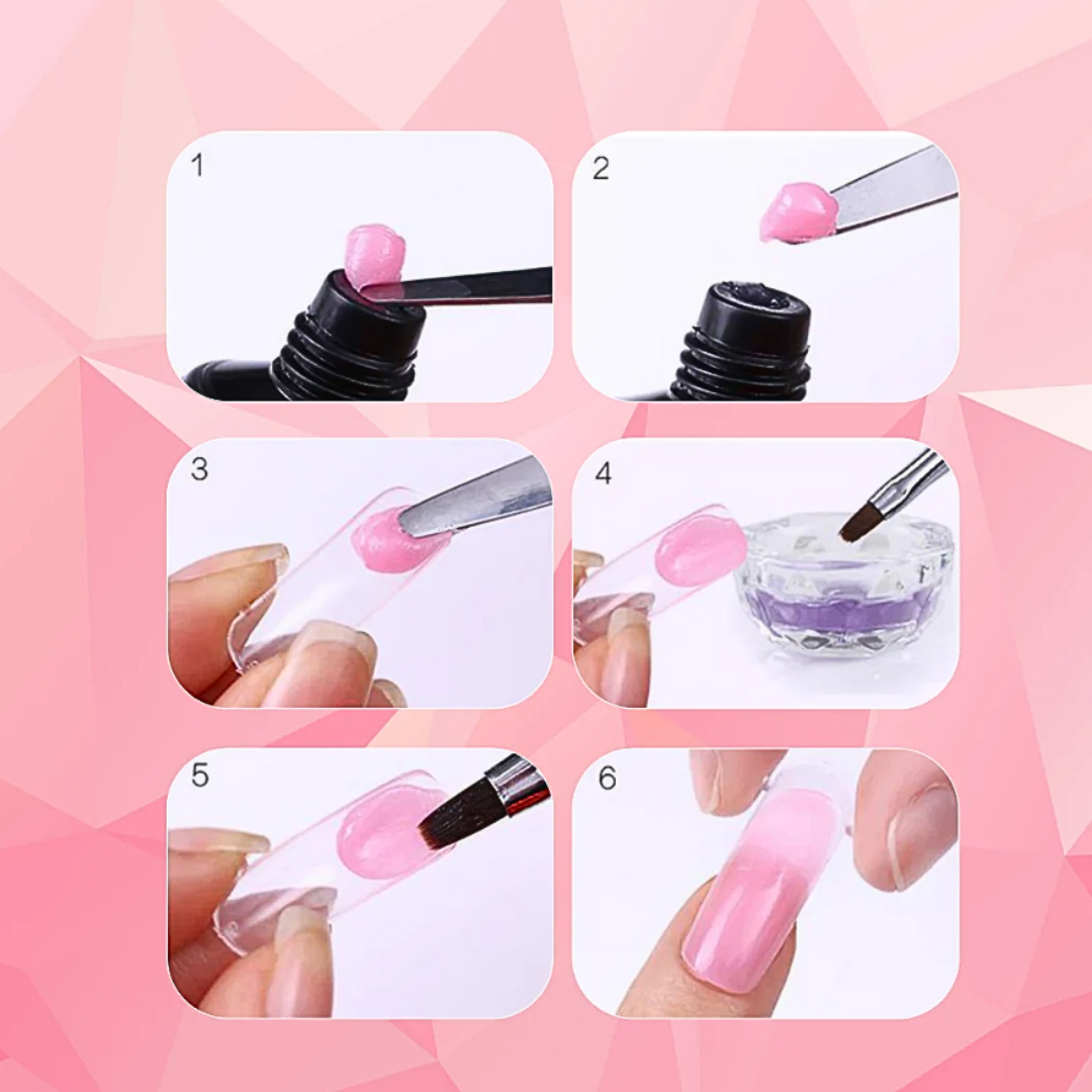 Gelora™ - DIY professionele polygel nagelset