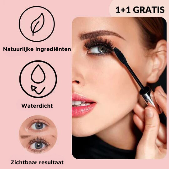 QIC™️ - 2-in-1 4D Zijdevezel Mascara (1+1 GRATIS)